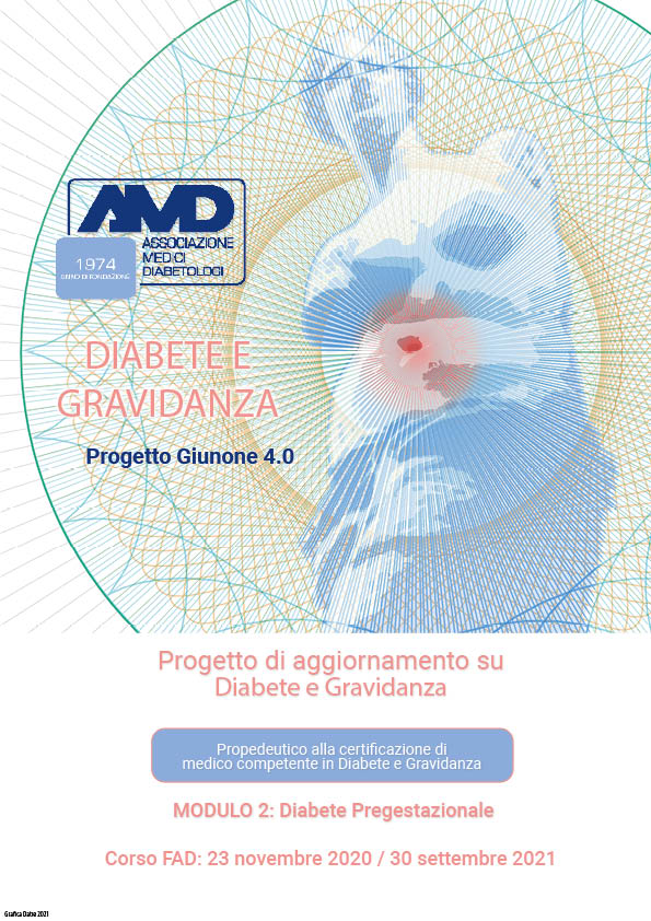 PROGETTO GIUNONE 4.0 - Progetto di aggiornamento su diabete e gravidanza - Propedeutico alla certificazione di medico competente - MODULO 2 Diabete pregestazionale