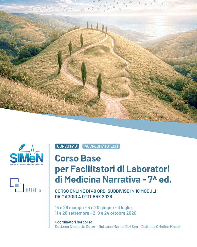 Corso Base per Facilitatori di Laboratori di Medicina Narrativa - 7^ ed